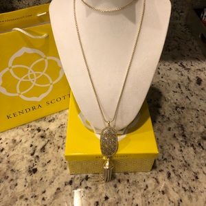 Kendra Scott Filigree Necklace and Earring SET